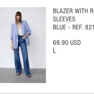 Blare with rolled sleeves